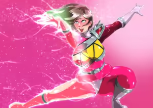 Page 3 of Kyoryu Pink Henshin! + Haiboku! - preview thumbnail