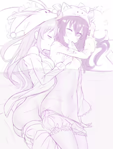 Page 14 of Hyperdimension Sleepover - preview thumbnail