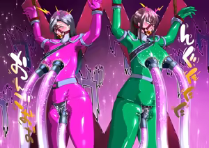 Page 3 of キラメイヒロインズ磔刑！エネルギー強制吸引！臭態！ - preview thumbnail
