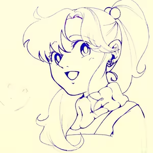 Page 103 of sailor moon art compilation - preview thumbnail