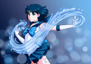 Page 109 of sailor moon art compilation - preview thumbnail