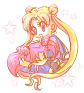 Page 115 of sailor moon art compilation - preview thumbnail