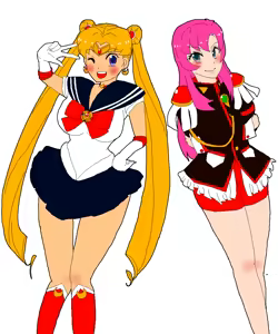 Page 121 of sailor moon art compilation - preview thumbnail