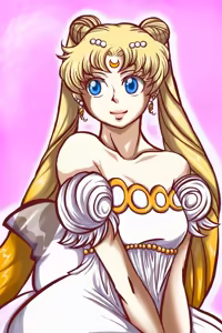 Page 160 of sailor moon art compilation - preview thumbnail