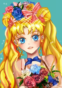 Page 162 of sailor moon art compilation - preview thumbnail