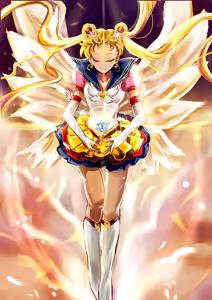 Page 164 of sailor moon art compilation - preview thumbnail