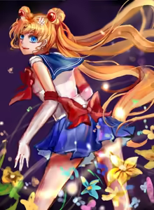 Page 169 of sailor moon art compilation - preview thumbnail