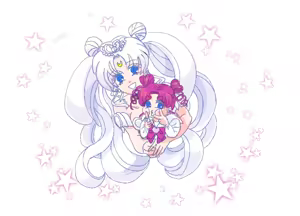 Page 223 of sailor moon art compilation - preview thumbnail