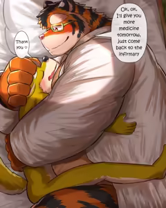 Page 10 of Mr. Tiger, the School Nurse - preview thumbnail