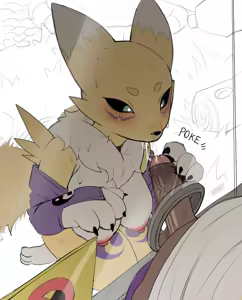 Page 5 of Renamon at the Zoo - preview thumbnail