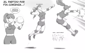 Page 7 of Mama Time - Mamasan Volleyball Hen｜Tiempo de Mamá׃ Volleyball - preview thumbnail