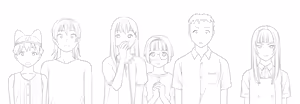 Page 485 of Hateshinaku Aoi, Kono Sora no Shita de... - preview thumbnail