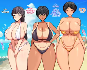 Page 243 of Nagachin Erozaru ga Houkago ni Bakunyuu Doukyuusei x3 to Yarimakutteit | The Long-dicked Perverted Monkey Was Fucking With The The Three Huge Boobed Classmates After Class - preview thumbnail