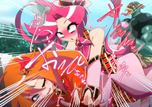 Page 584 of Metamomajishani buzama ni henbo! Watashitachi no karada! Henshin hiroin haiboku-shu - preview thumbnail