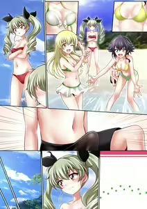 Page 5 of ガルパン アンチョビ 授乳手コキ漫画 - preview thumbnail
