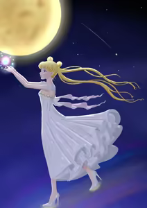 Page 23 of sailor moon art compilation - preview thumbnail