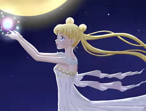 Page 24 of sailor moon art compilation - preview thumbnail