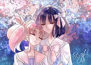 Page 35 of sailor moon art compilation - preview thumbnail