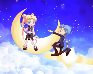 Page 63 of sailor moon art compilation - preview thumbnail