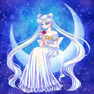 Page 58 of sailor moon and megaman art compilation - preview thumbnail