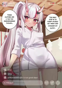 Page 3 of Ayame no Hatsumoude Haishin | Live streaming of Ayame's first visit to the shrine - preview thumbnail