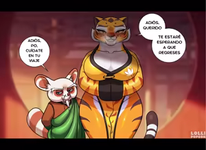 Page 2 of Tigress And Master Shifu - preview thumbnail