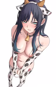 Page 6 of Ad〇 逆バニー・ビキニ（通常マイクロ牛柄）・乳首ピアス・ローター・落書き差分など（54枚） - preview thumbnail