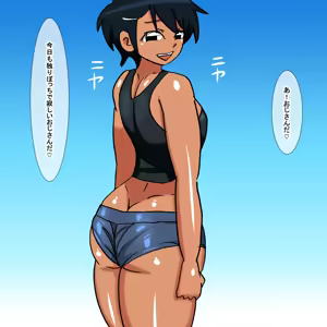 Page 3 of 1ca Namaiki na Mesugaki Kasshoku Boyish Mei - preview thumbnail