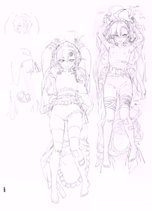 Page 105 of Yanyanyo Byururu Archive Line  Artworks - preview thumbnail