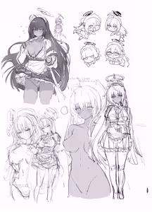 Page 136 of Yanyanyo Byururu Archive Line  Artworks - preview thumbnail