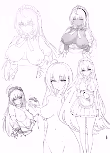 Page 138 of Yanyanyo Byururu Archive Line  Artworks - preview thumbnail