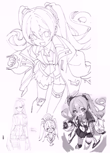 Page 145 of Yanyanyo Byururu Archive Line  Artworks - preview thumbnail