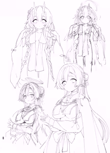 Page 57 of Yanyanyo Byururu Archive Line  Artworks - preview thumbnail