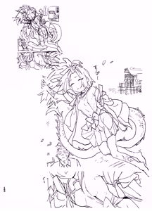 Page 133 of Yanyanyo Byururu Archive Line Artworks - preview thumbnail