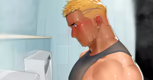 Kinpatsu Rain Iri Danshi Kun to Mayonaka Toirehatten | Midnight Bathroom Cruising with Blonde Guy — hentai manga cover on Fhentai