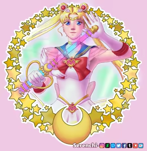 Page 62 of sailor moon art compilation - preview thumbnail
