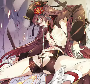 Page 122 of Hutao（胡桃）+ Fischl（菲谢尔) R-18G collection - preview thumbnail