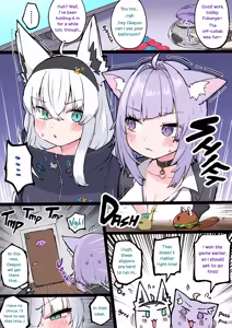 NyanCorn Toilet War (decensored) — hentai manga cover on Fhentai