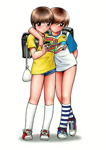 D-2Girls - Shota Yaoi — hentai manga cover on Fhentai
