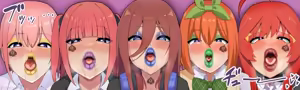 Page 2 of The Quintessential Quintuples Blowjob and CG art Collection - preview thumbnail