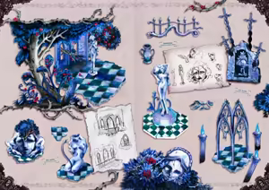 Page 207 of The Art Of Little Goody Two Shoes - Official Game Artbook - preview thumbnail