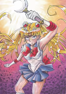 Page 39 of sailor moon art compilation - preview thumbnail