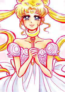 Page 103 of sailor moon art compilation - preview thumbnail
