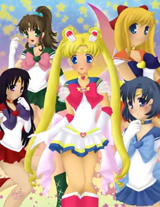 Page 51 of sailor moon art compilation - preview thumbnail