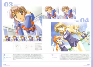 Page 49 of Tsuki wa Higashi ni Hi wa Nishi ni ～ Operation Sanctuary ～ Visual Fan Book - preview thumbnail