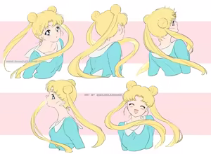 Page 1067 of Sailor moon art compilation - preview thumbnail