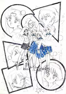 Page 1088 of Sailor moon art compilation - preview thumbnail