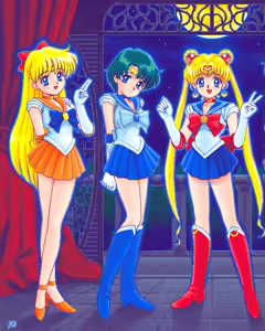 Page 1104 of Sailor moon art compilation - preview thumbnail