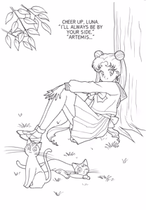 Page 1148 of Sailor moon art compilation - preview thumbnail