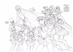 Page 1150 of Sailor moon art compilation - preview thumbnail